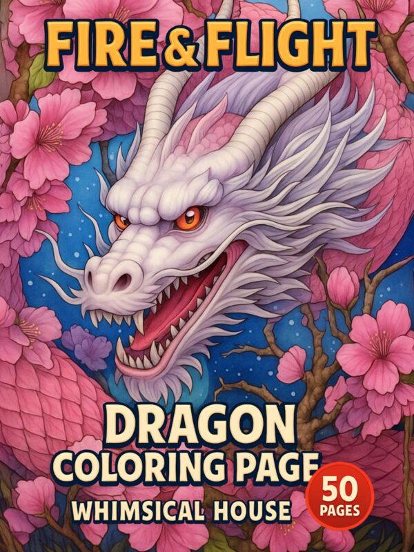 50 Dragon Coloring Pages