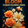 100 Flowers to Color
