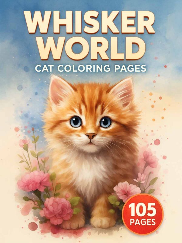 105 Cat Coloring Pages