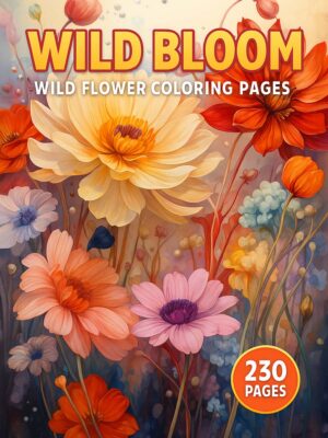 Wild Flower Coloring Pages