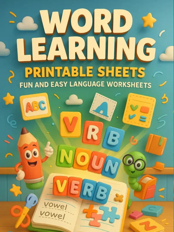 Learning Printable Sheets